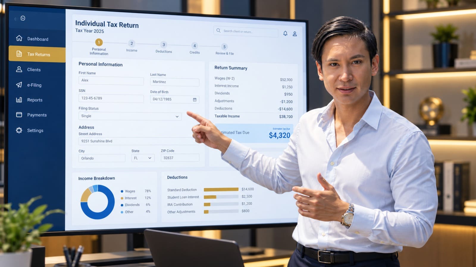 Mauricio Bravo — Fundador y CEO de Clases de Taxes